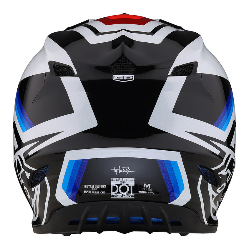 Troy Lee GP Helmet Apex White / Blue
