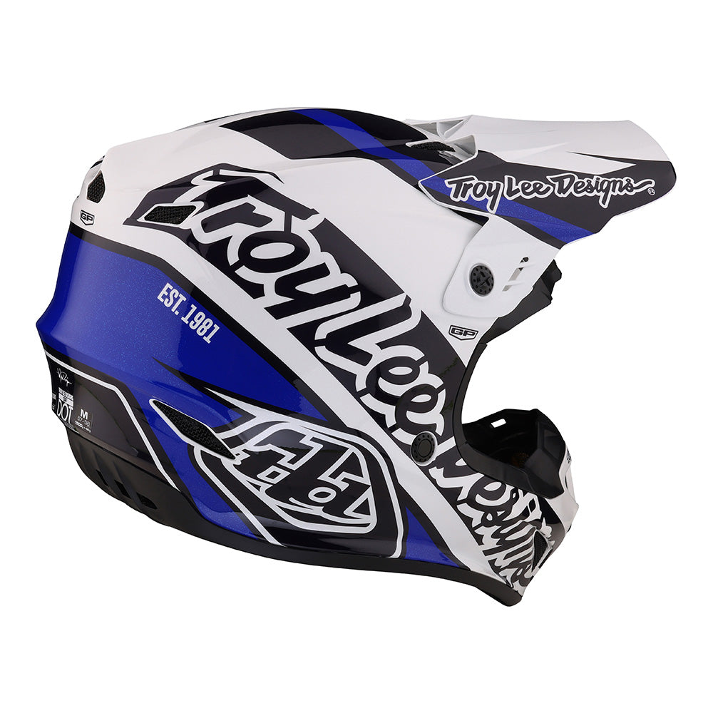 Troy Lee GP Helmet Slice Blue