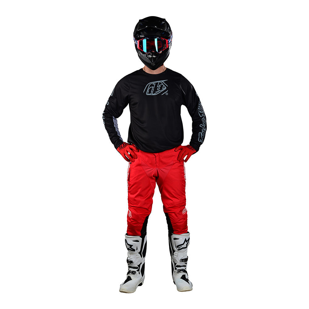 TLD GP-Pro-Trikot Icon Schwarz/Grau