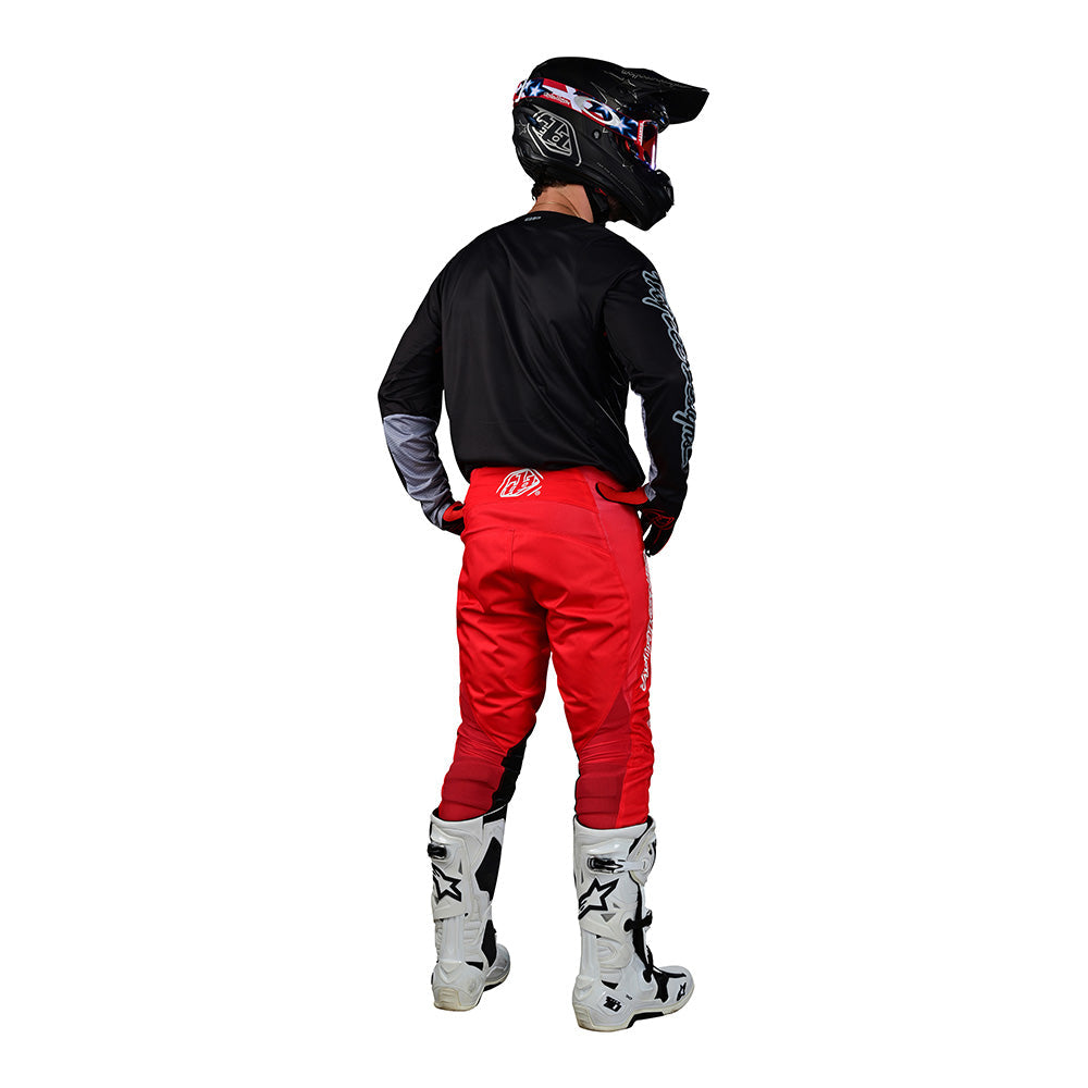 TLD GP-Pro-Trikot Icon Schwarz/Grau