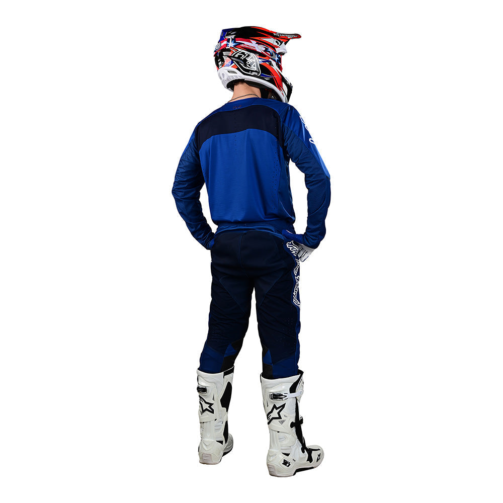 Troy Lee SE Pro Jersey Grid Blue / Navy