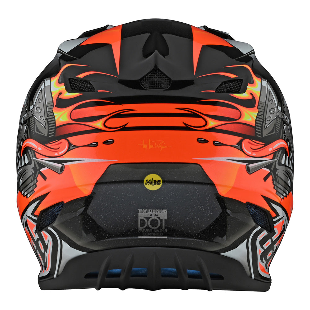 Troy Lee SE4 Polyacrylite Helmet W/MIPS Carb Black