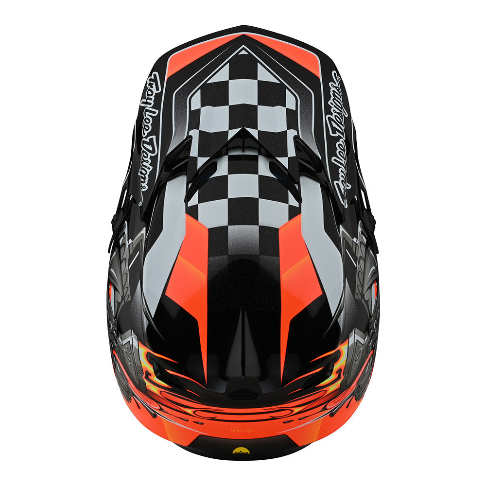 Troy Lee SE4 Polyacrylite Helmet W/MIPS Carb Black