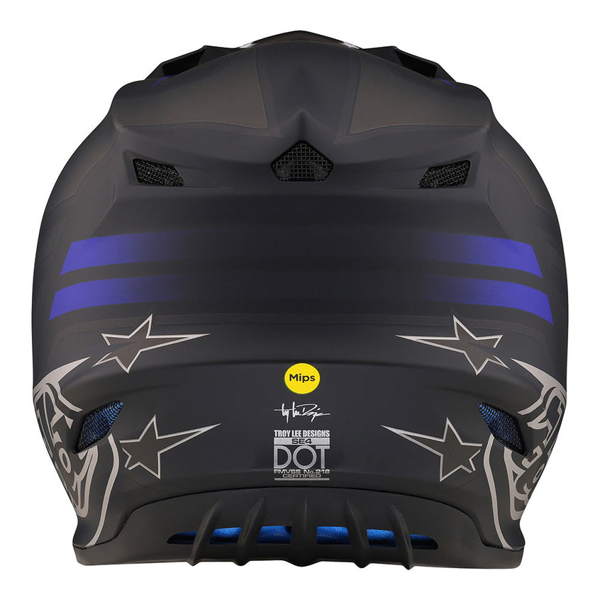 Troy Lee SE4 Polyacrylite Helmet W/MIPS Flagstaff Black