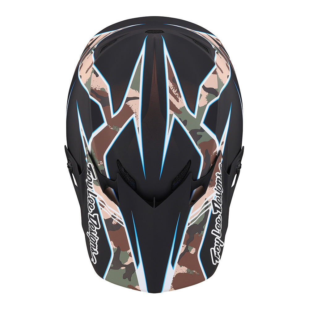 Troy Lee SE4 Polyacrylite Helmet W/MIPS Matrix Camo Black