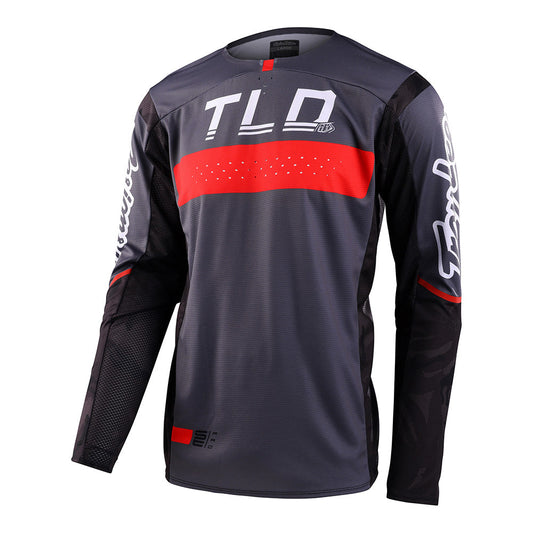Troy Lee SE Pro Jersey Grid Camo Black / Gray