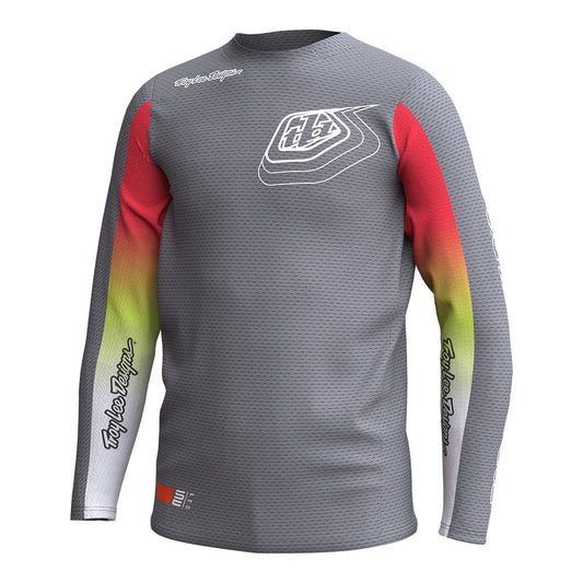 Troy Lee Youth GP Pro Air Jersey Richter Silver / Fire
