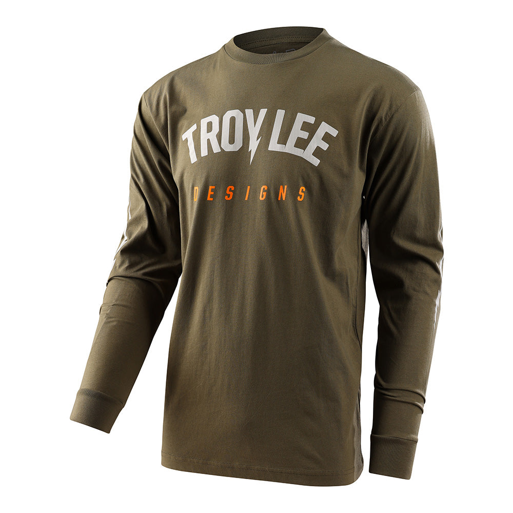 TLD Langarm-T-Shirt Bolt, Military Green
