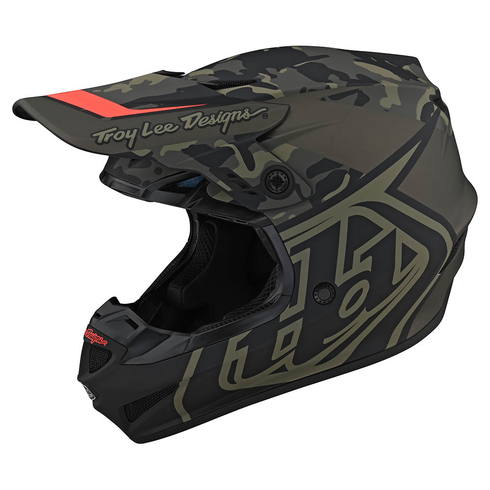 Troy Lee Designs Gp-Helm Overload Camo Army Green/Grau