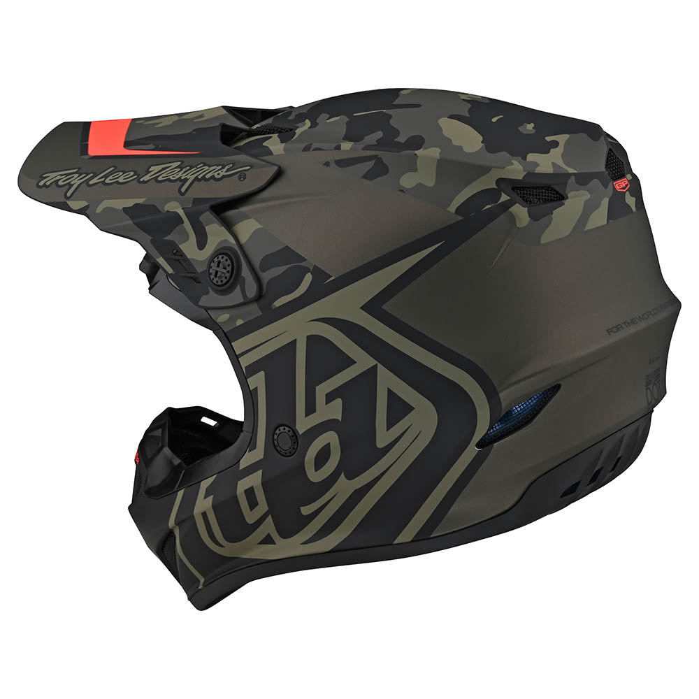 Troy Lee Designs Gp-Helm Overload Camo Army Green/Grau