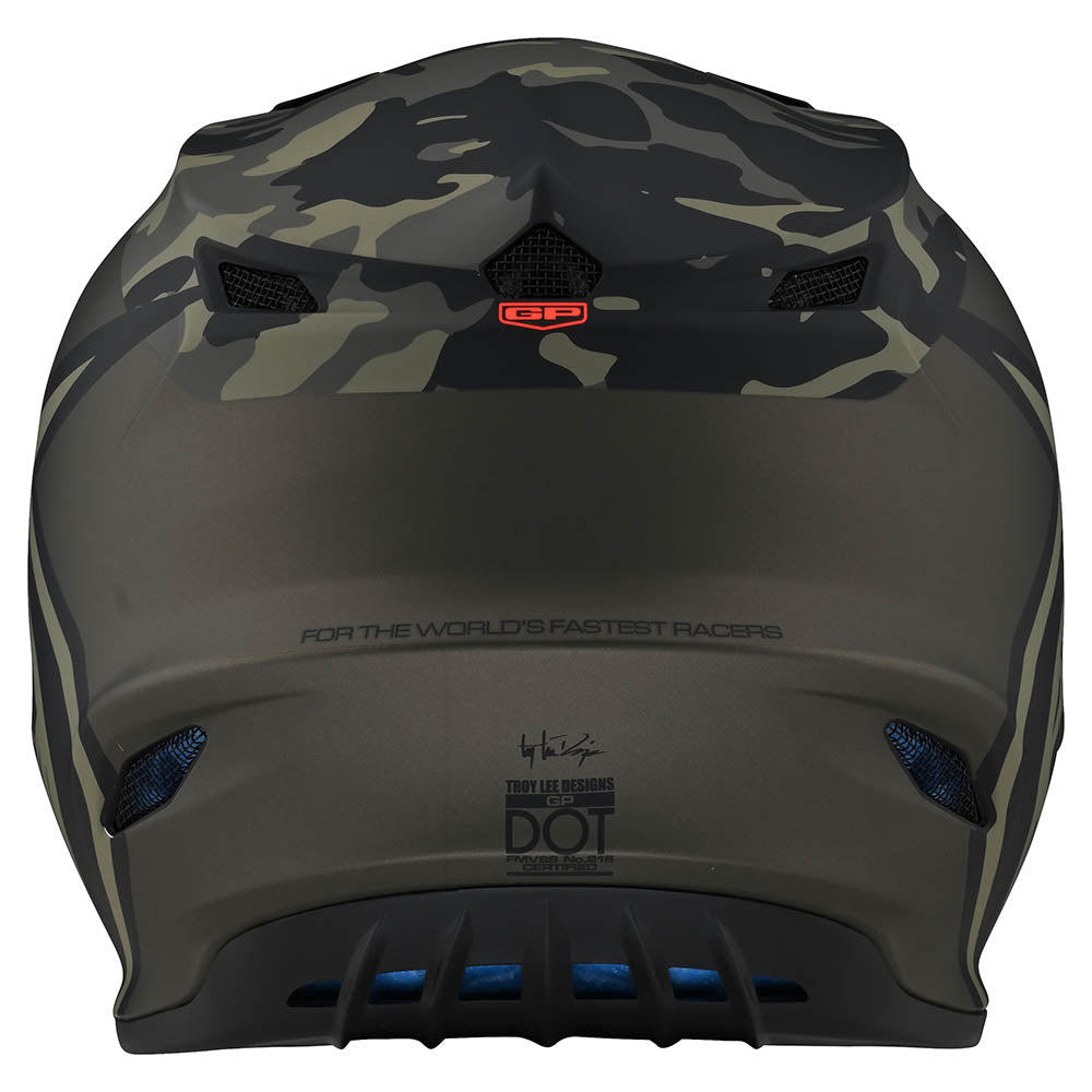 Troy Lee Designs Gp-Helm Overload Camo Army Green/Grau