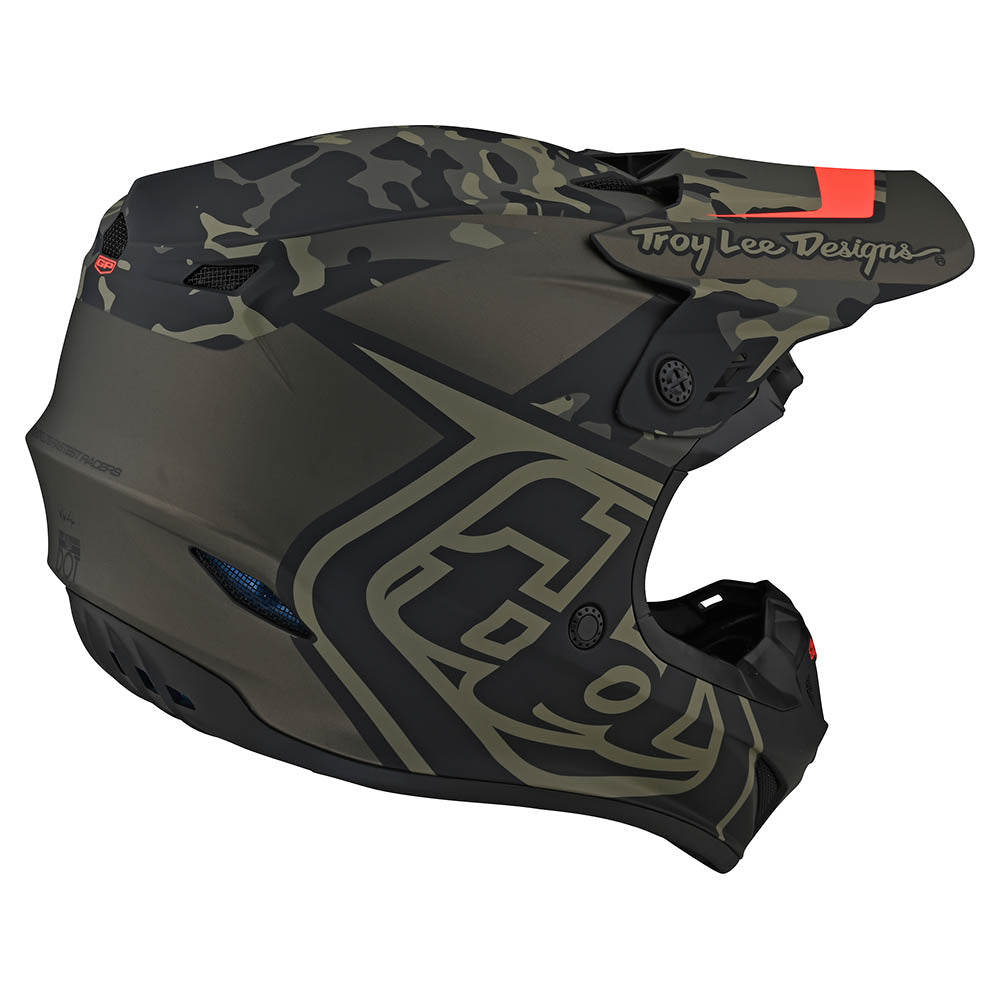 Troy Lee Designs Gp-Helm Overload Camo Army Green/Grau