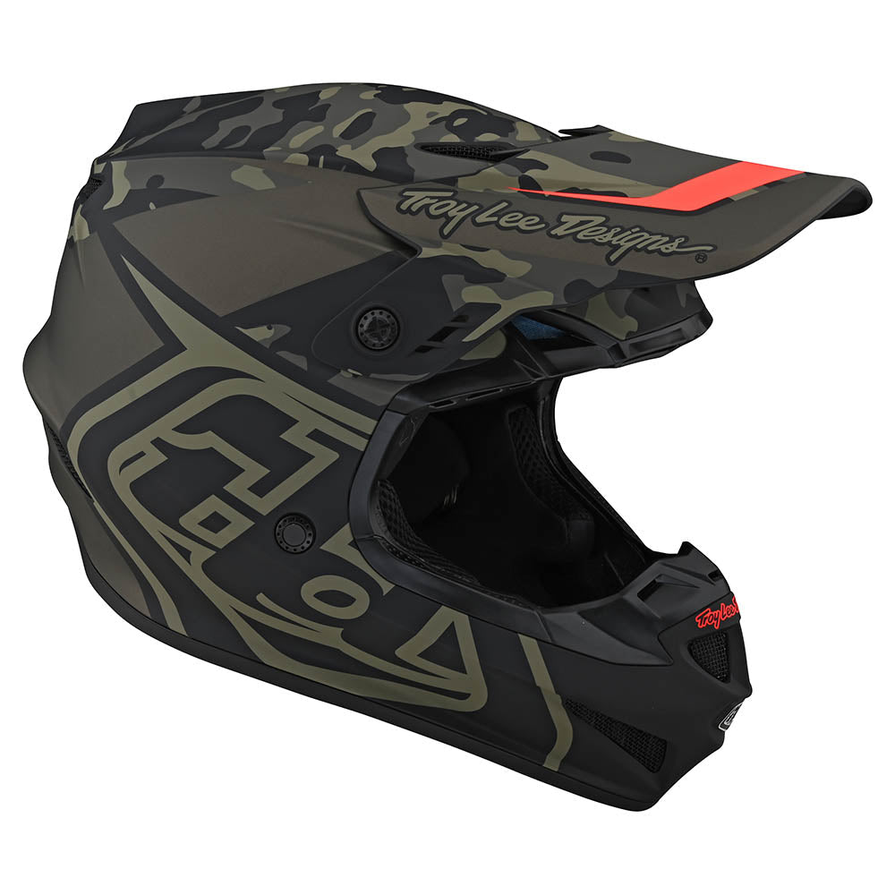 Troy Lee Designs Gp-Helm Overload Camo Army Green/Grau