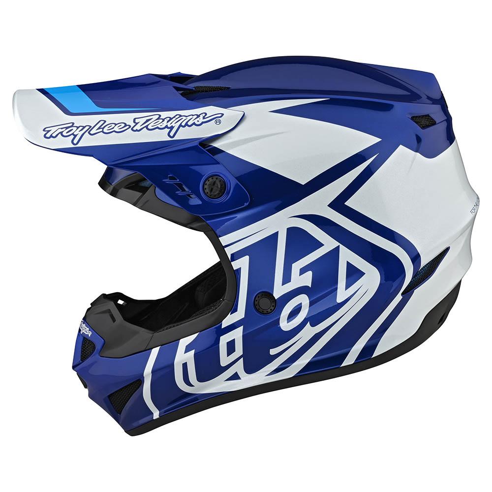 Troy Lee Designs Gp-Helm Overload Blau/Weiß