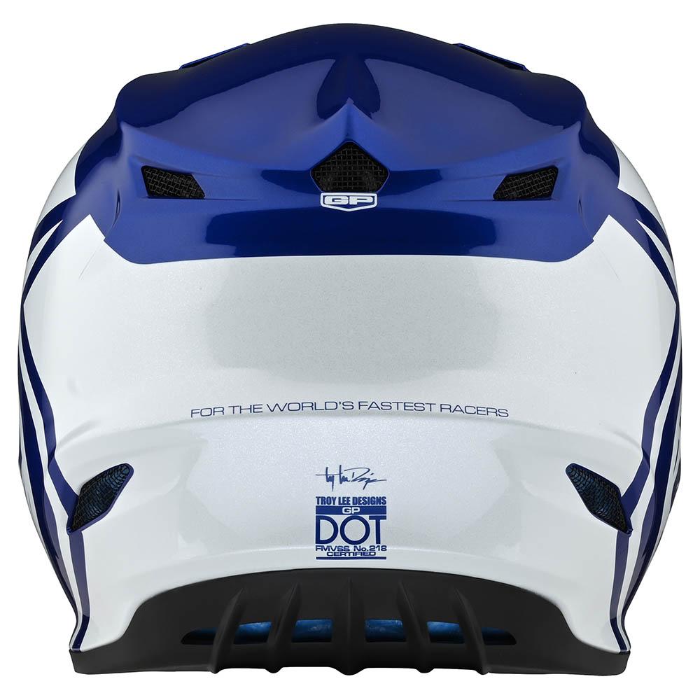 Troy Lee Designs Gp-Helm Overload Blau/Weiß