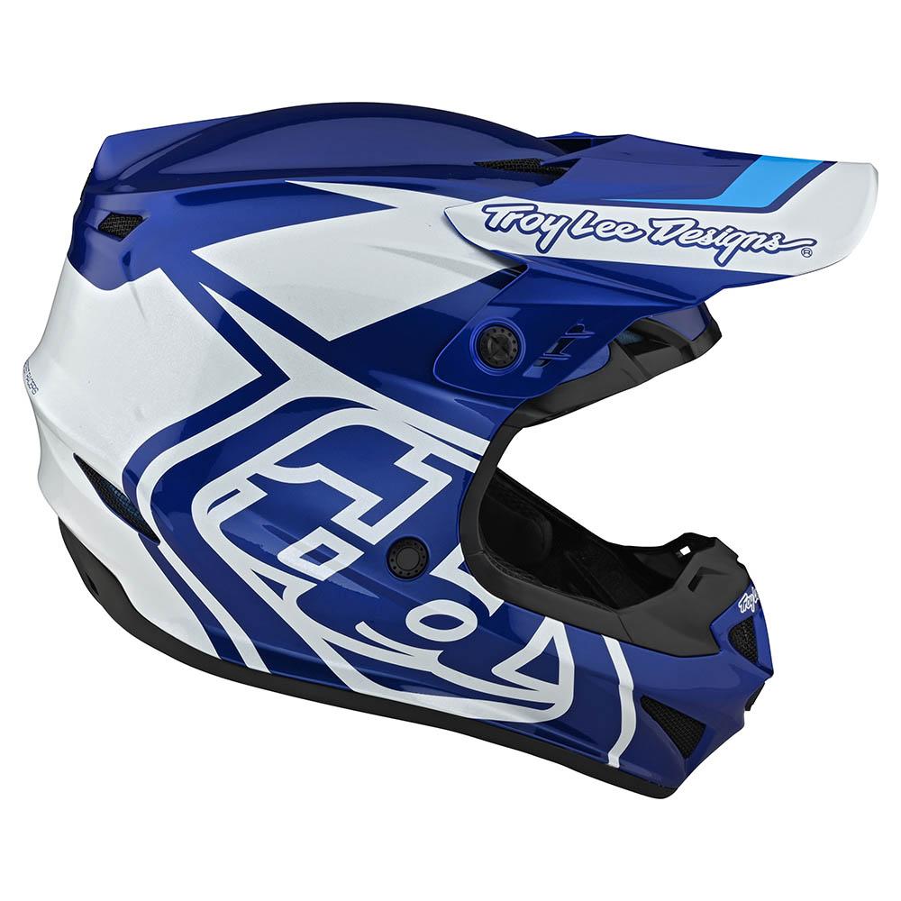 Troy Lee Designs Gp-Helm Overload Blau/Weiß