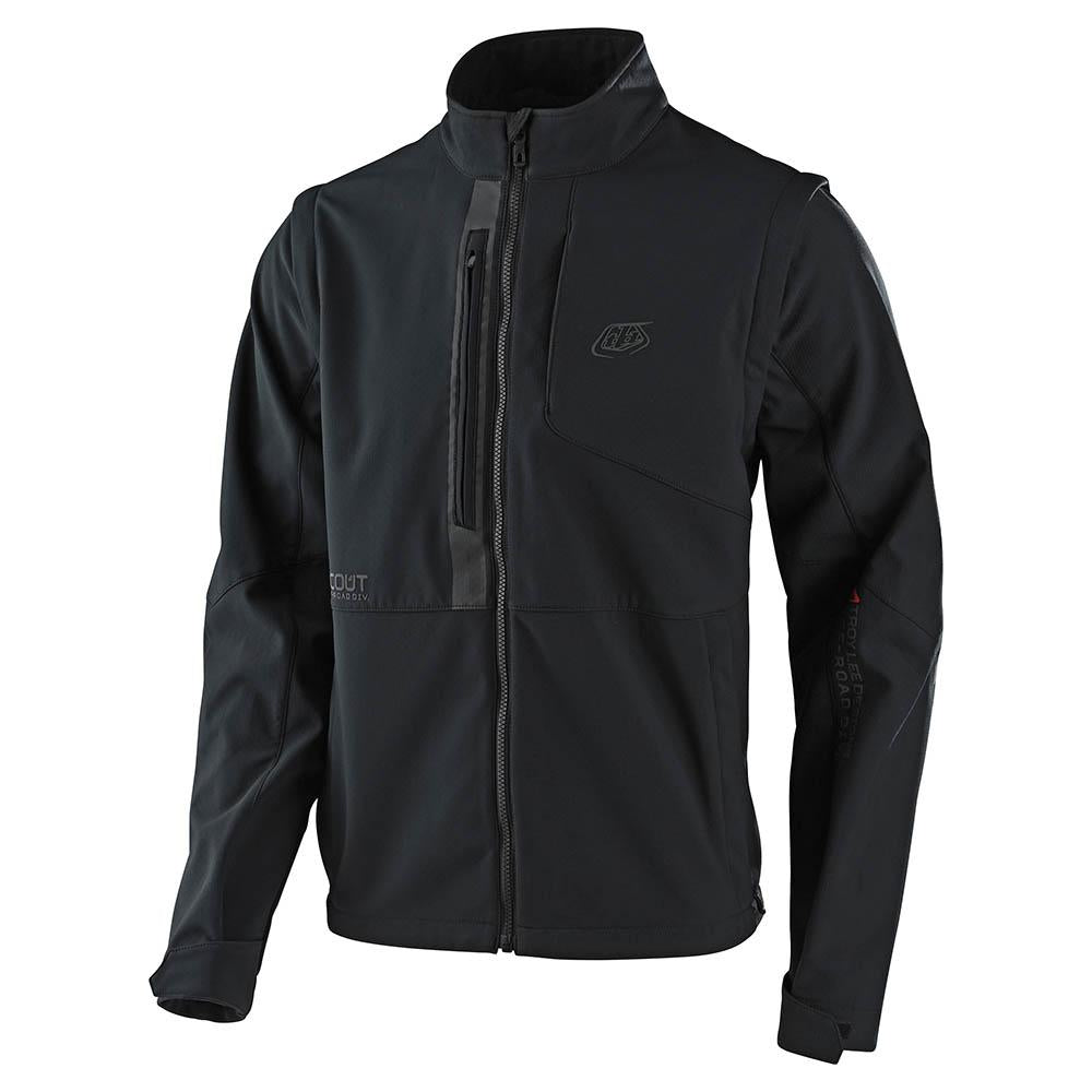 Troy Lee Designs Scout Traverse-Offroad-Jacke Solid Schwarz