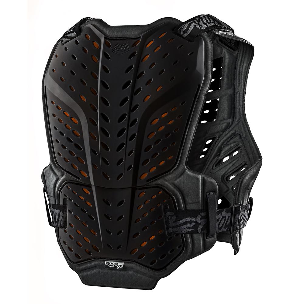 Troy Lee Designs Rockfight Ce-Brustschutz Solid Schwarz