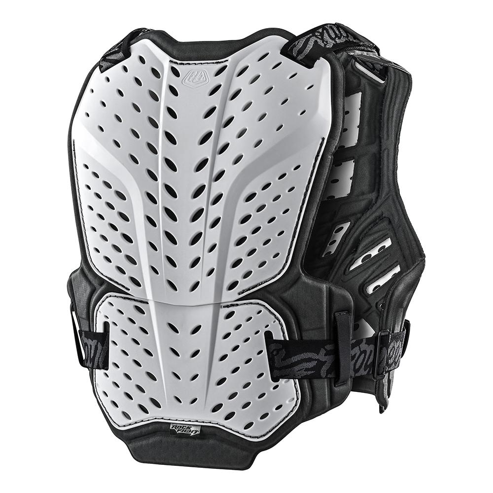 Troy Lee Designs Rockfight-Brustschutz Solid Weiß