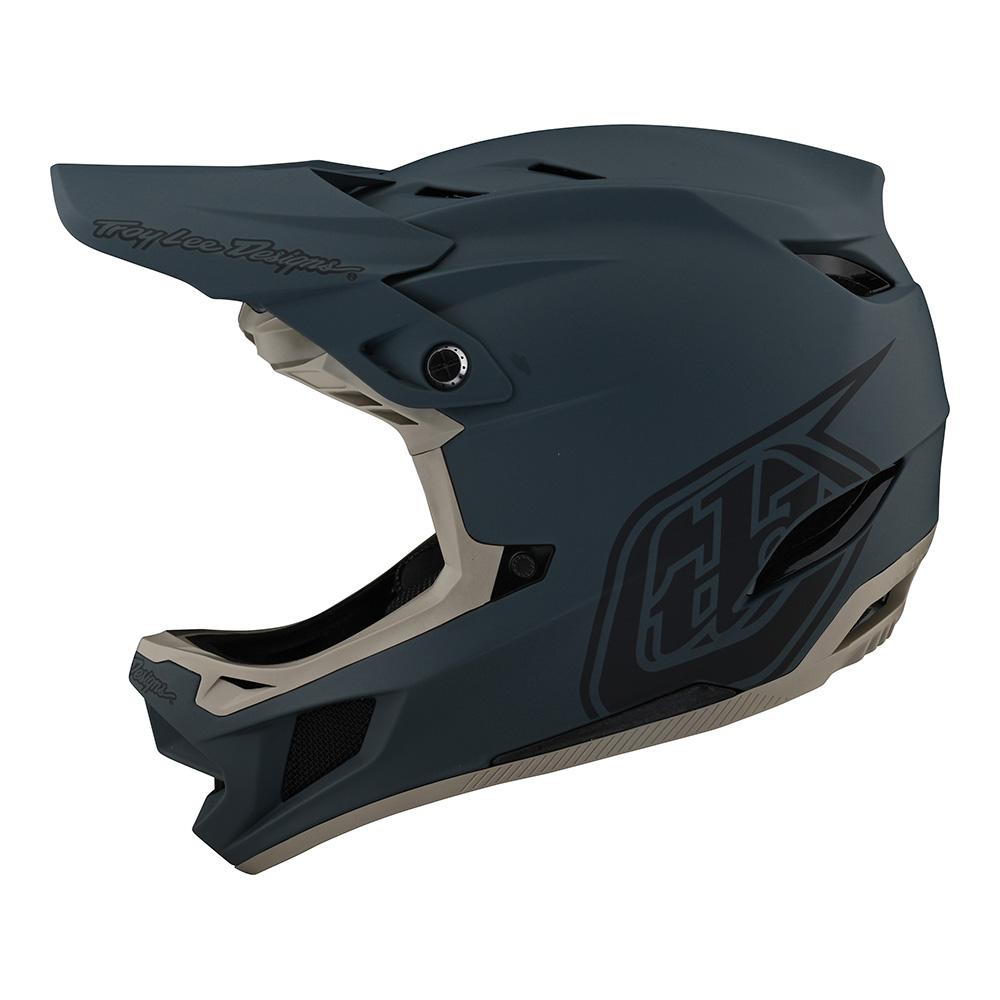 Troy Lee Designs D4 Composite-Helm Stealth Grau