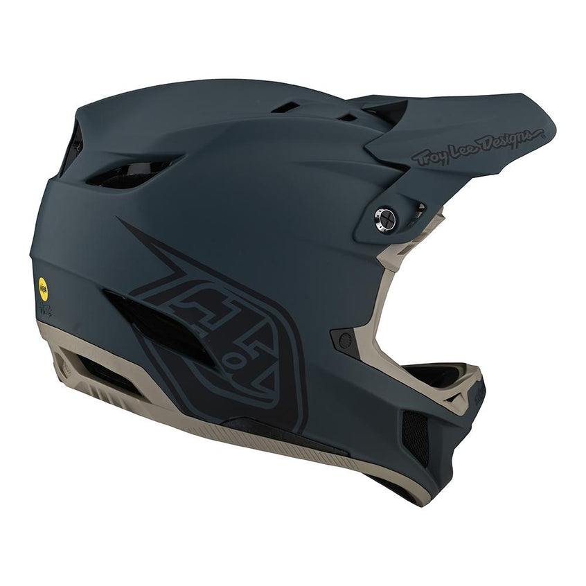 Troy Lee Designs D4 Composite-Helm Stealth Grau