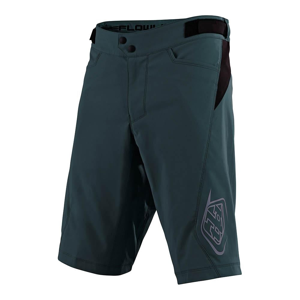 Troy Lee Designs Flowline-Shorts Mit Innenfutter Solid Schwarz