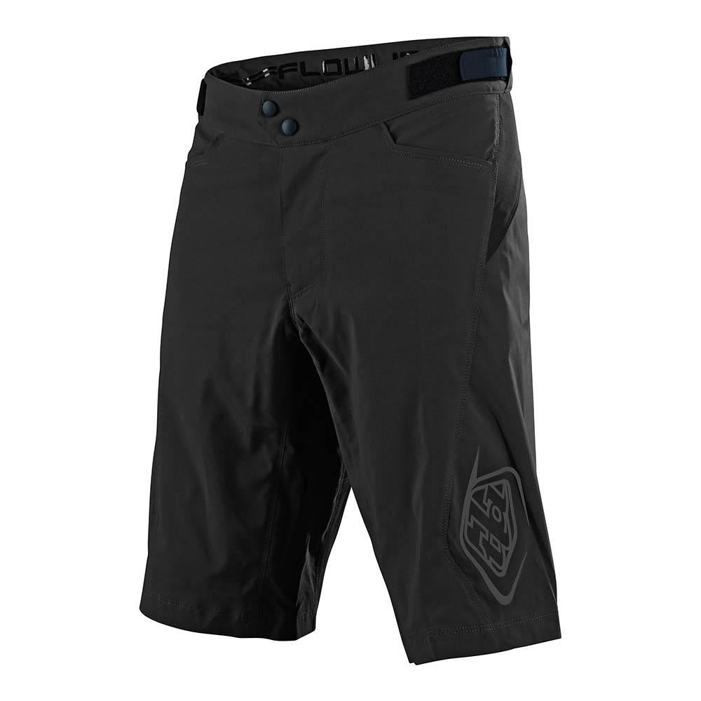 Troy Lee Designs Flowline-Shorts Für Kinder Mit Innenfutter Solid Schwarz